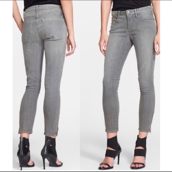 Helmut Lang grey jeans with ankle zip - Picture 1 of 11